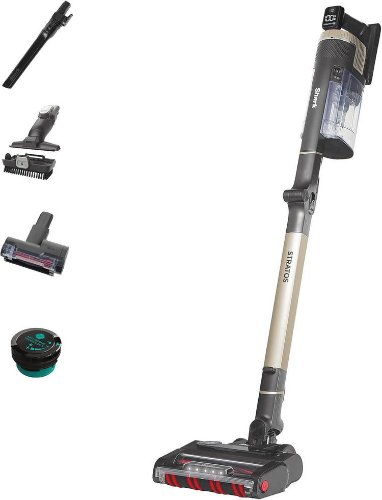 Shark Stratos Cordless Stick Vacuum Pet Pro – Charcoal/Brass