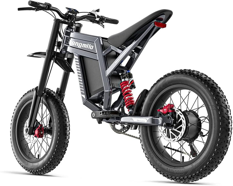 2-Pack Deal: 1800Wh Long Range Electric Bikes (Fat Tyres, 60V 30Ah, Full Suspension)