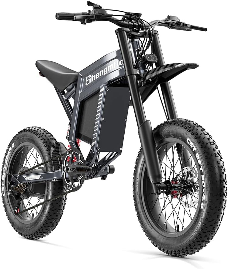 2-Pack Deal: 1800Wh Long Range Electric Bikes (Fat Tyres, 60V 30Ah, Full Suspension)