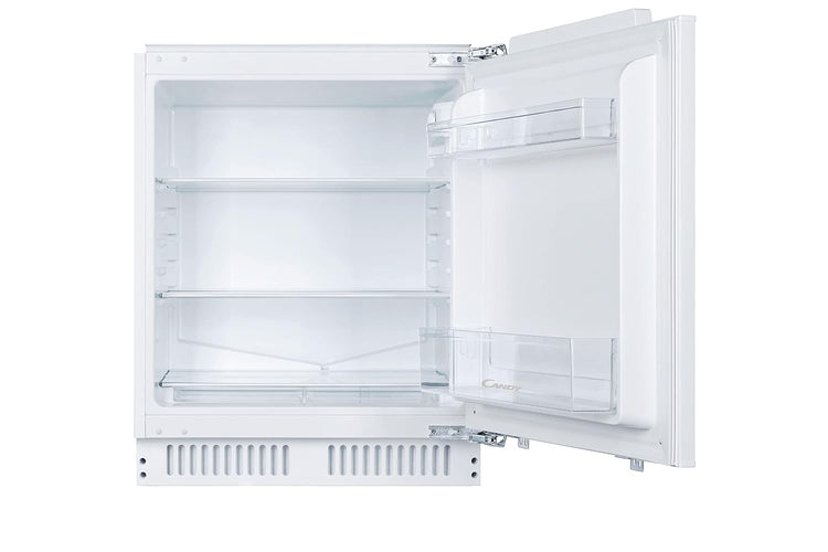 Integrated Undercounter Fridge 135L Adjustable Shelves LED Display White