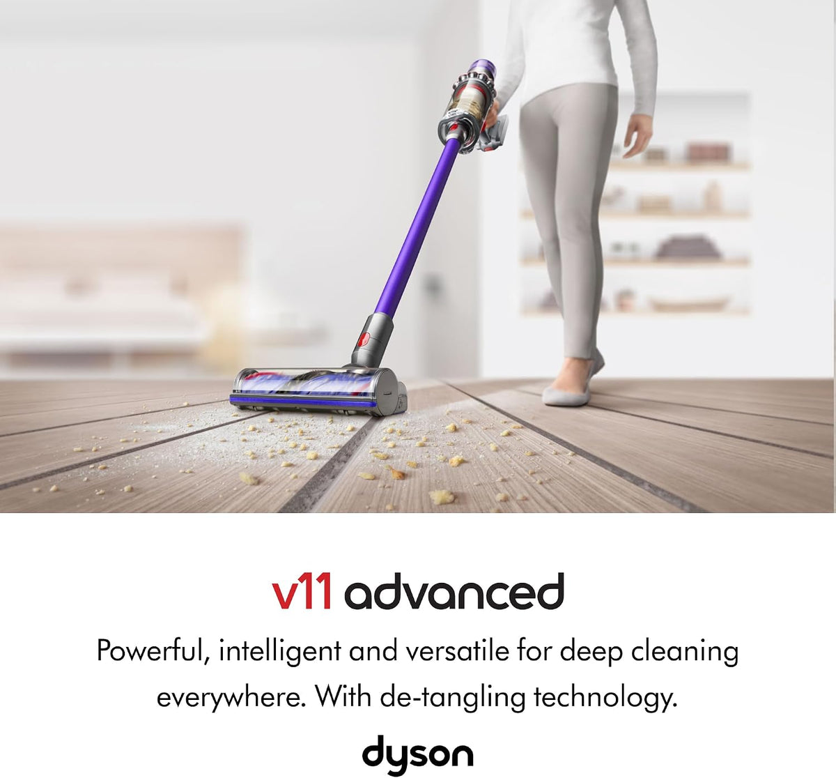 Dyson V11 Advanced Cordless Stick Vacuum with Hair Detangling