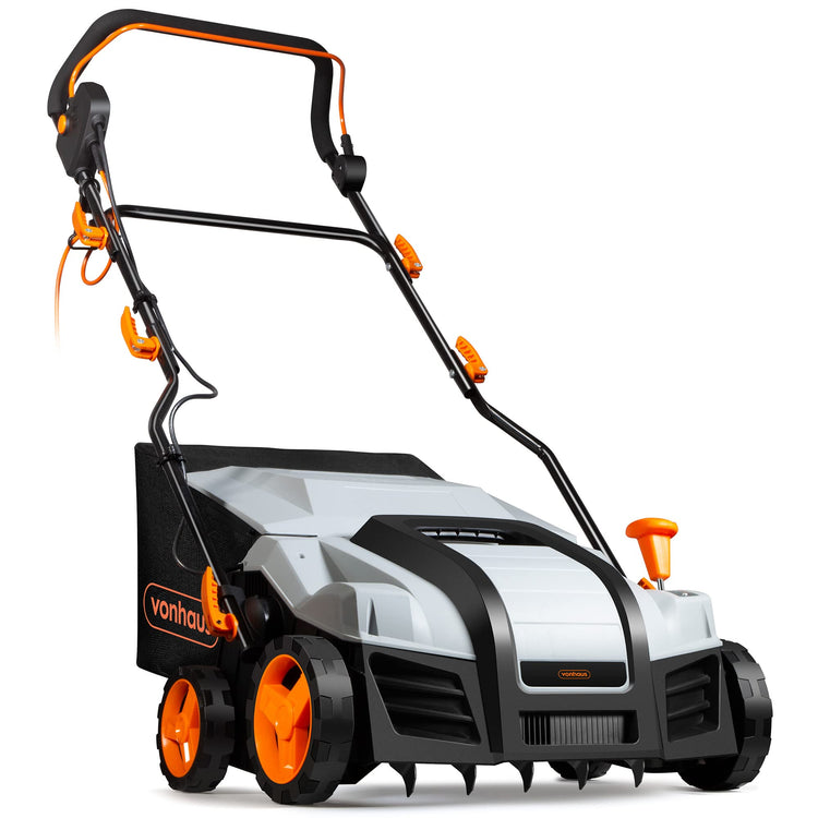2000W Electric Lawn Scarifier & Aerator with 40cm Working Width & 55L Collection Box