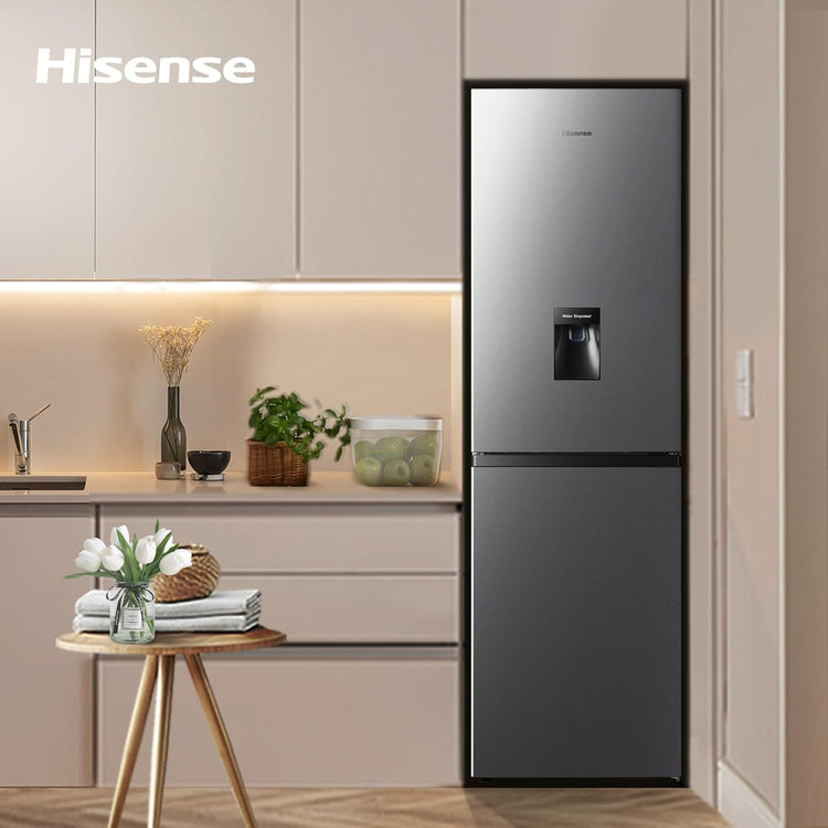 Freestanding Fridge Freezer 256L Silver