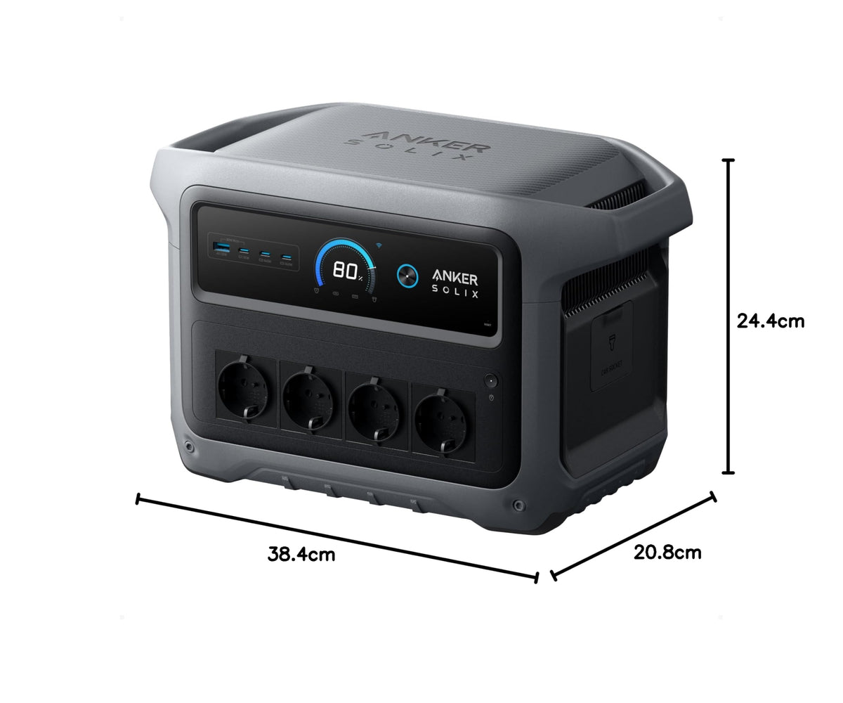 1024Wh Portable Power Station with 2000W Output, Fast Charging & UPS Backup