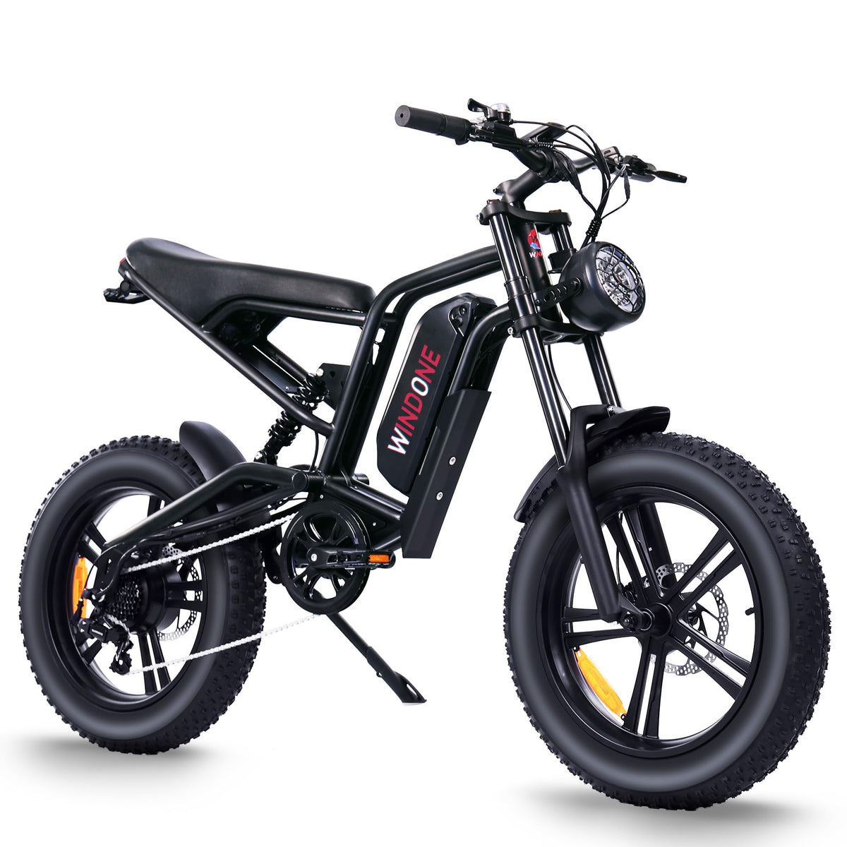 26-Inch Fat Tyre Electric Bike for Adults, 48V 13Ah Removable Battery, 1000W Peak Brushless Motor, Dual Suspension