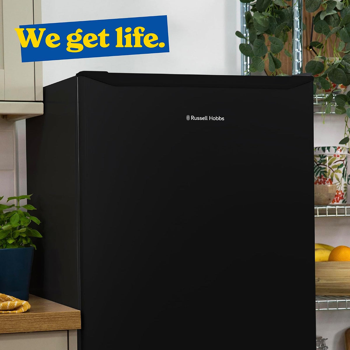 Freestanding Larder Fridge 242L Black