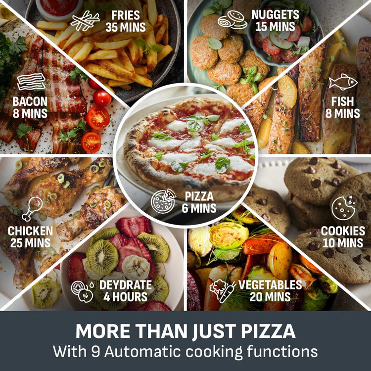 Tefal Easy Fry Pizza, XL Surface, Large Air Fryer, Spacious Basket, Up To 1 Kg of Fries