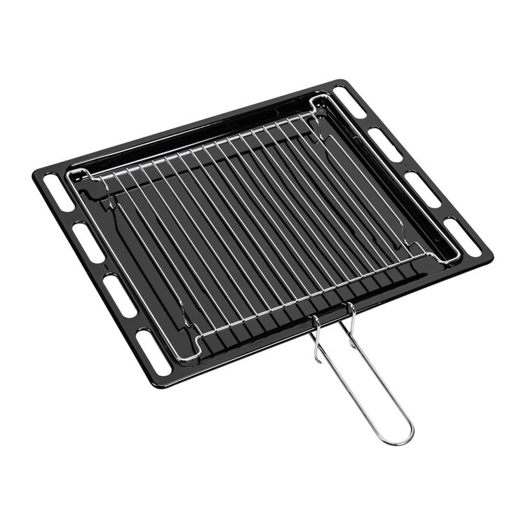 Freestanding Electric Single Cavity Cooker 68L 4 Ceramic Hobs Black
