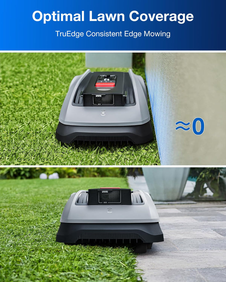 ECOVACS GOAT O600 RTK Robot Lawn Mower,Wire-Free TrueMapping 2.0 RTK Navigation,AIVI AI Obstacle Avoidance,19cm Cutting Width Robot Lawnmower for