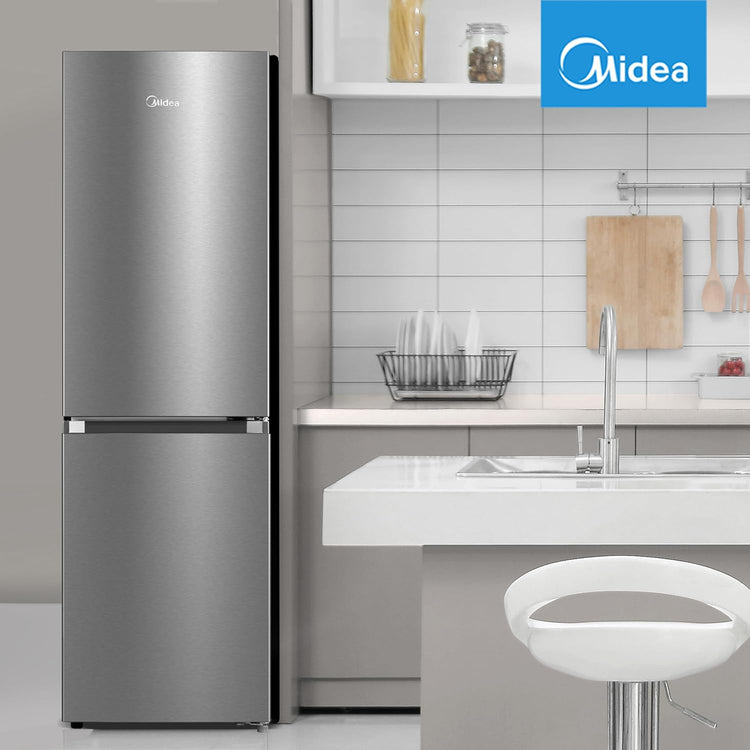 Freestanding Fridge Freezer 273L Stainless Steel