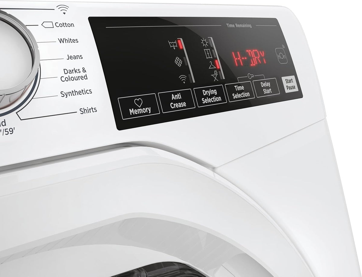 Hoover HREC9TE-80 9kg Condenser Tumble Dryer – B Energy Class, 14 Programmes, Freestanding, White