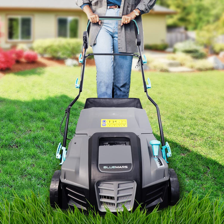 2000W Electric Lawn Scarifier & Aerator with 40cm Working Width & 55L Collection Box