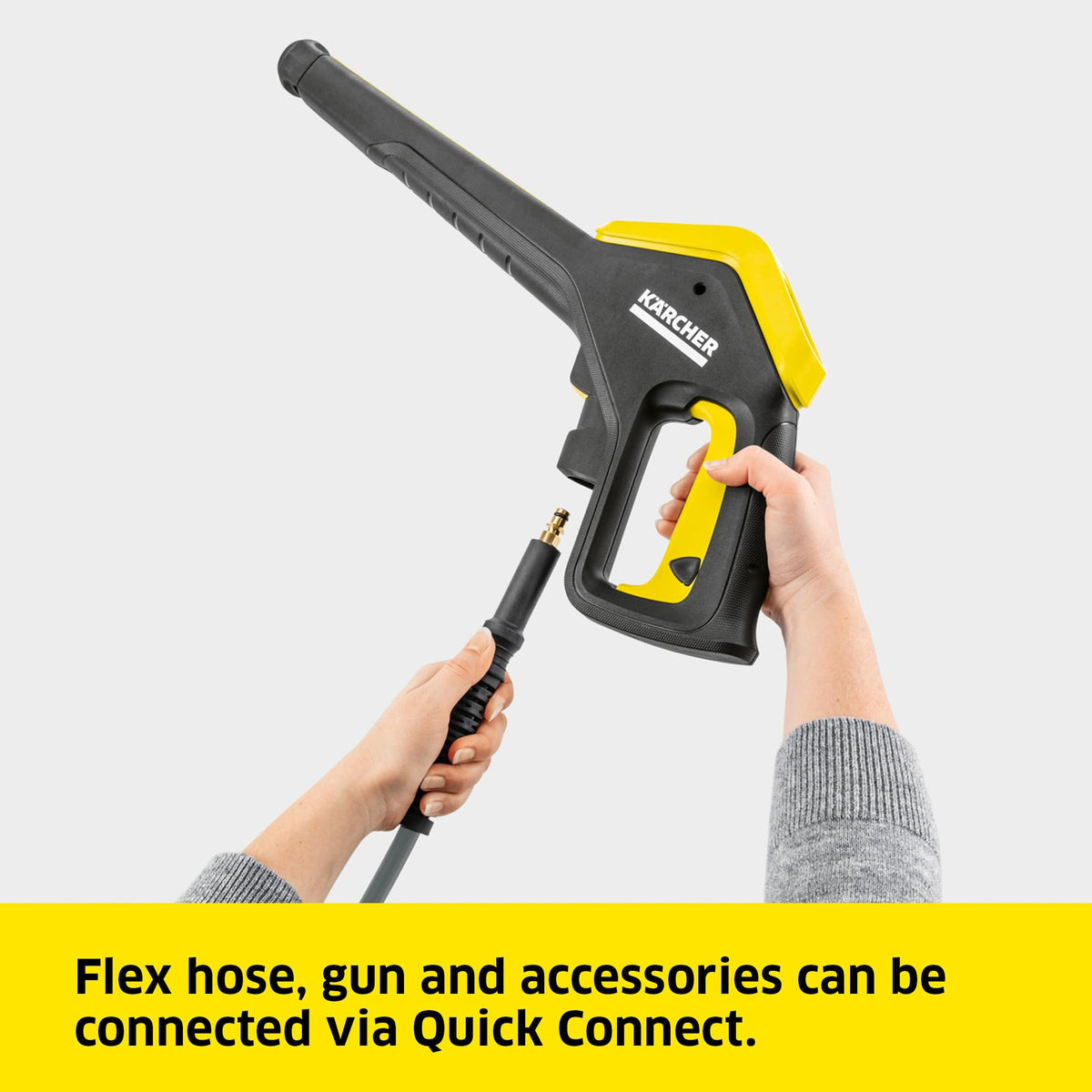 130 Bar High Pressure Washer with 420L/h Flow Rate, Dirt Blaster & Spray Lance