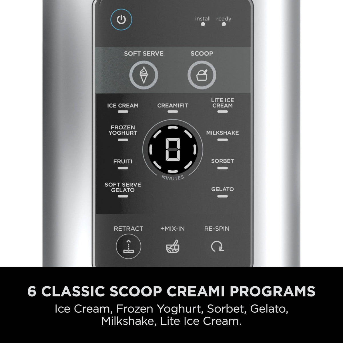 Ninja CREAMi Scoop and Swirl Soft Serve and Ice Cream Maker with 2x Tubs