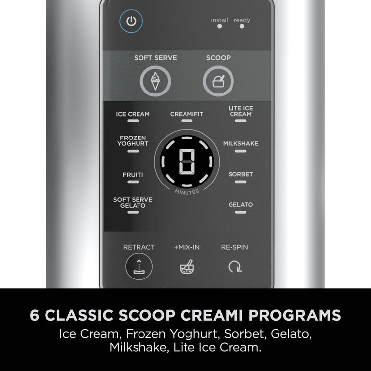 Ninja CREAMi Scoop and Swirl Soft Serve and Ice Cream Maker with 2x Tubs