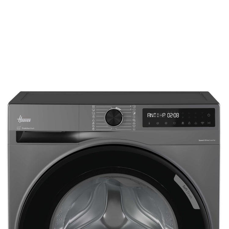 Hoover Pro Wash Series 3 HBR 49SBL8G-80 9kg WiFi Connected Washing Machine with 1400 rpm - Graphite - A Rated