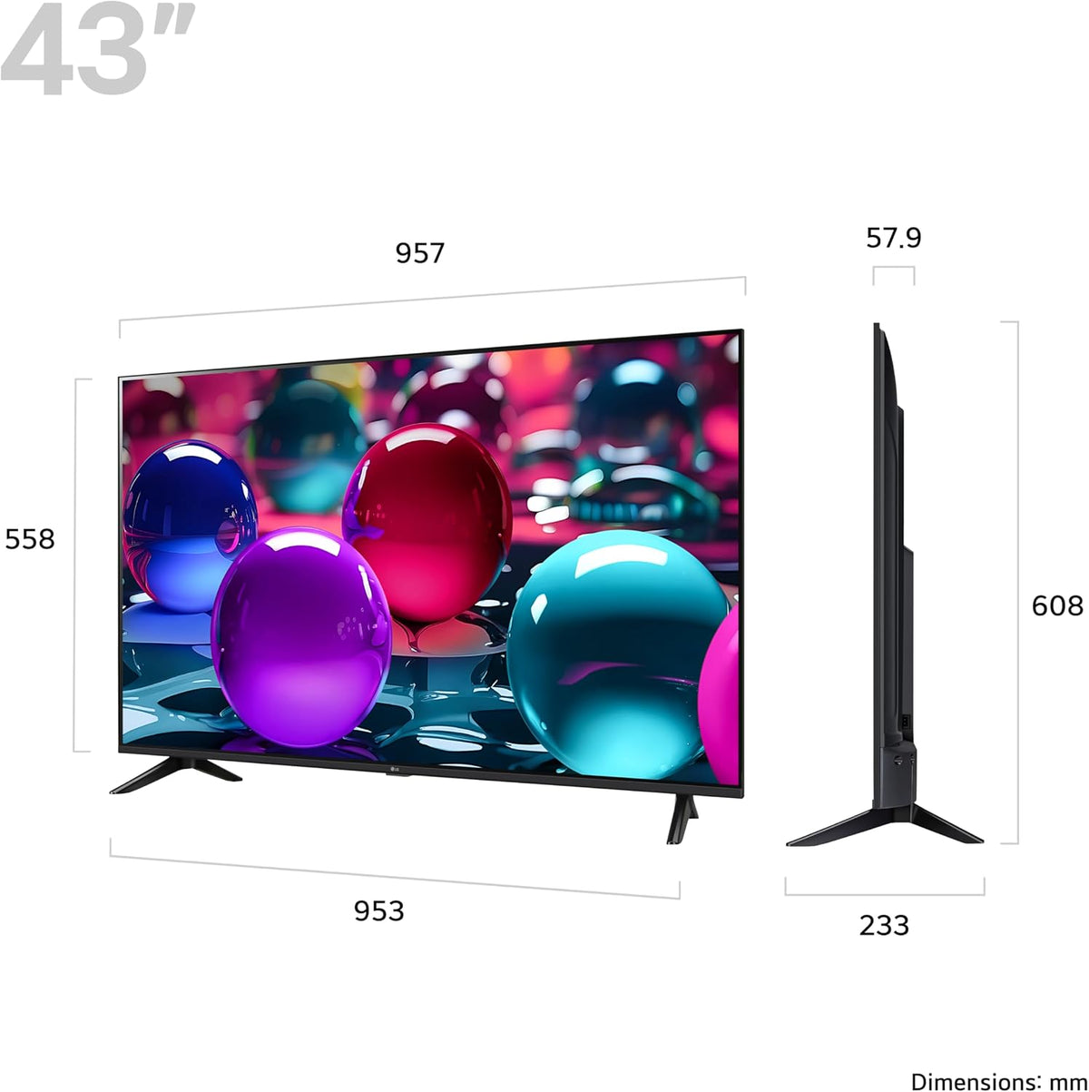 LG 43UA73006LA 43 Inch 4K Ultra HD HDR Smart TV (2025)
