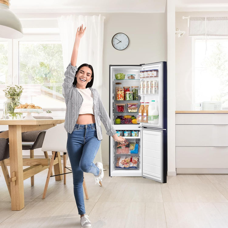 Freestanding Fridge Freezer 174L Black