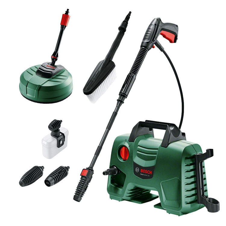 1500W High Pressure Washer with 100 Bar Pressure, Patio Cleaner & Accessories