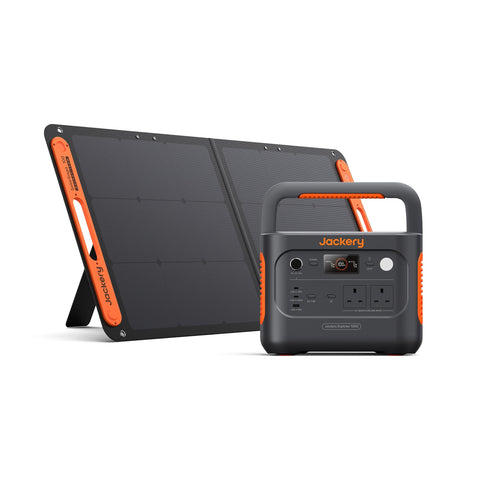 1070WH 2 W Portable Power Station - LiFePO4 Battery Solar Generator for RV