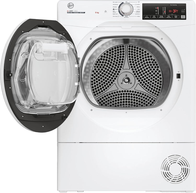 Hoover HREC9TE-80 9kg Condenser Tumble Dryer – B Energy Class, 14 Programmes, Freestanding, White