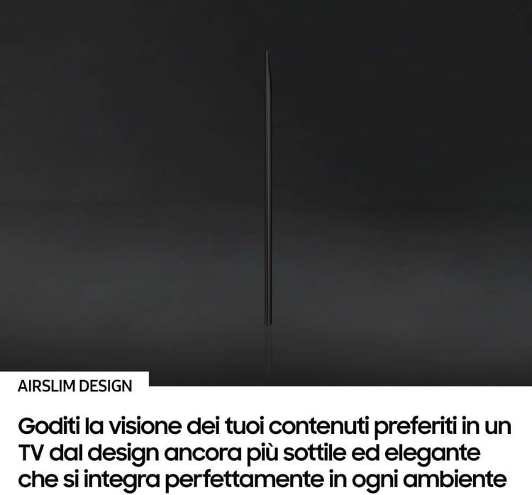 QLED 4K Vision AI Smart TV 43'' QE43Q8FAAUXZT, Q8F, Q4 AI Processor, 4K Upscaling, OTS Lite, Air Slim Design, 100% of Volume Colore with Quantum Dot, PACCHETTO INTRATTENIMENTO, 2025