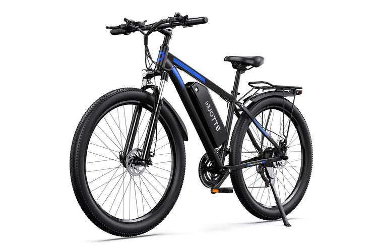 Electric Mountain Bike 750W Motor, 29-Inch Wheels, 48V Battery, Front Suspension