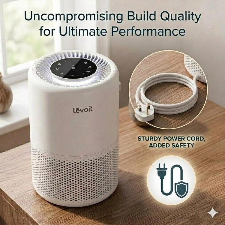 LEVOIT Core 200S Smart HEPA Air Purifier, 64m² Coverage - App & Alexa Control, Removes 99.97% Pollen, Dust, Odour & Smoke