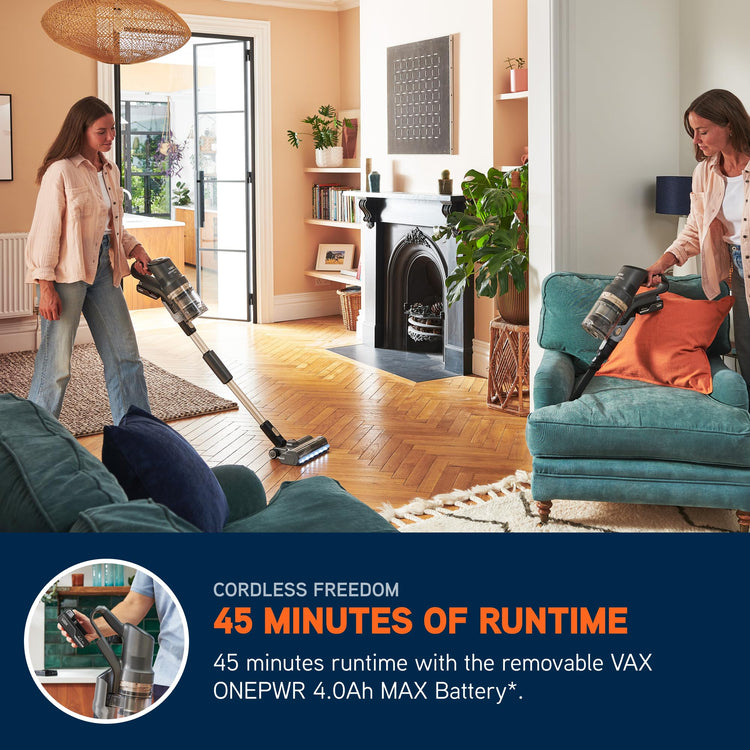 Vax HomePro Plus Cordless Stick Vacuum Cleaner, 45 mins, CLSV-HPKA