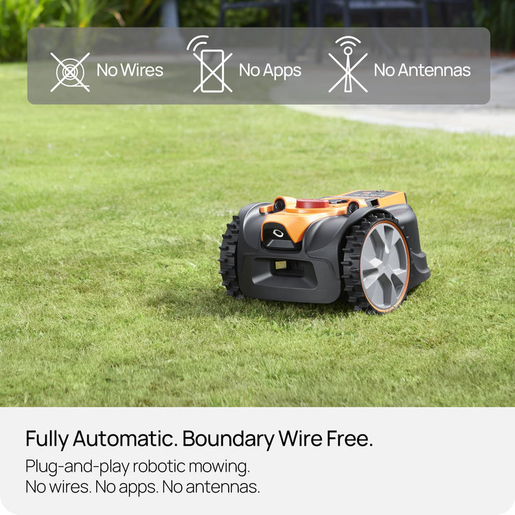 LawnMaster OcuMow AMB16-400 Vision Robot Mower & Charging Station, 400m2