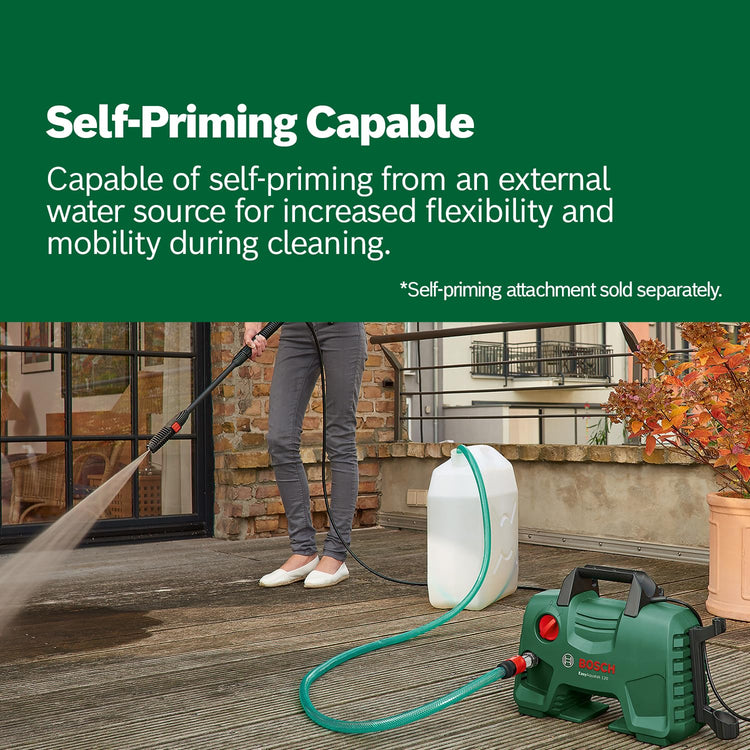 1500W High Pressure Washer with 100 Bar Pressure, Patio Cleaner & Accessories