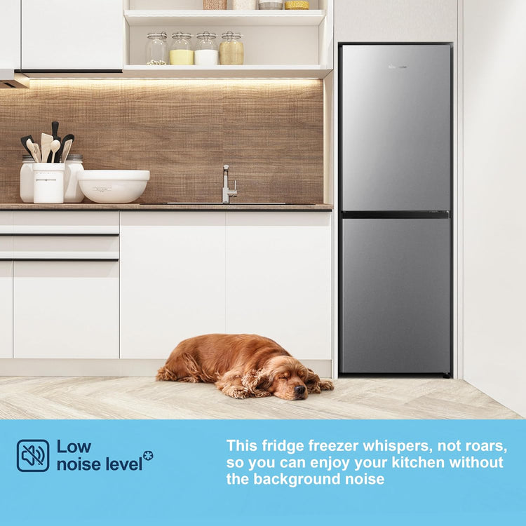 Freestanding Fridge Freezer 252L Silver