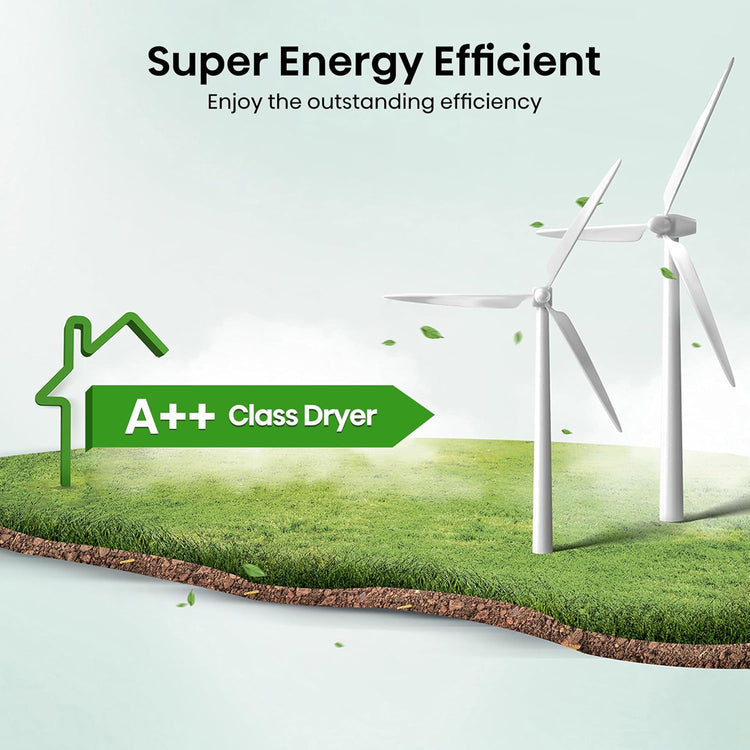 Hisense DH1Q802BW2 60cm Freestanding 8 KG Heatpump Front Load Tumble Dryer, 16 Programmes, Auto Dry, Steam Refresh, Allergy Care - White