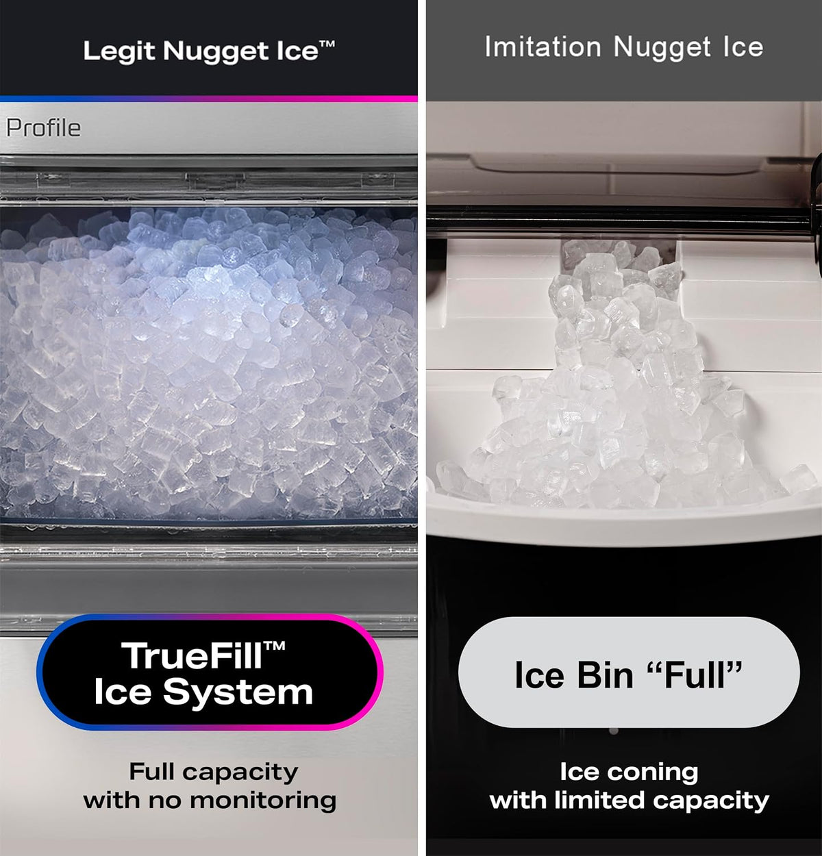 GE Profile Opal 2.0 XL Countertop Nugget Ice Maker Stainless Steel