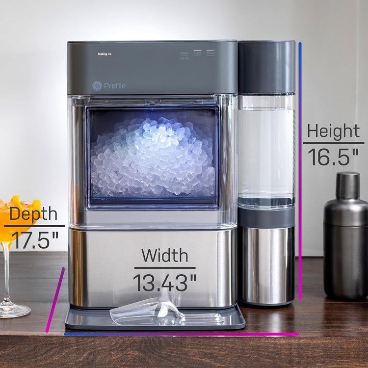 GE Profile Opal 2.0 XL Countertop Nugget Ice Maker Stainless Steel