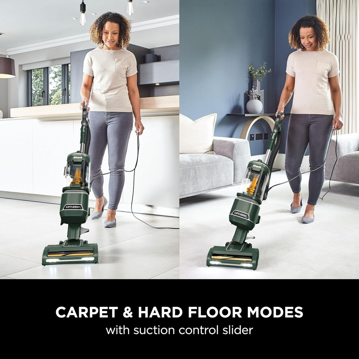 Shark NZ691UKT Anti Hair Wrap Corded Upright Pet Vacuum 1.1L – Green