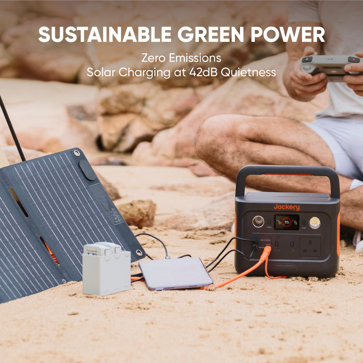 Jackery Explorer 240 v2 Portable Power Station, 7.7lbs Power On the Go