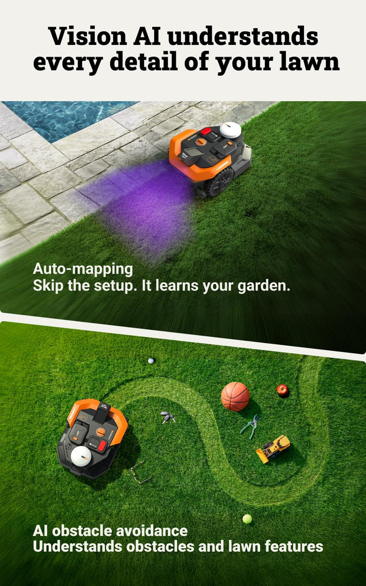 WORX Landroid Vision Cloud WR303E 2WD Robotic Lawn Mower