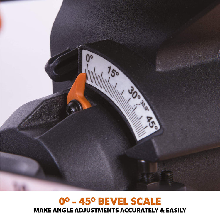 1500W 210mm Sliding Mitre Saw with Multi-Material Blade, Laser Guide & 230mm Slide