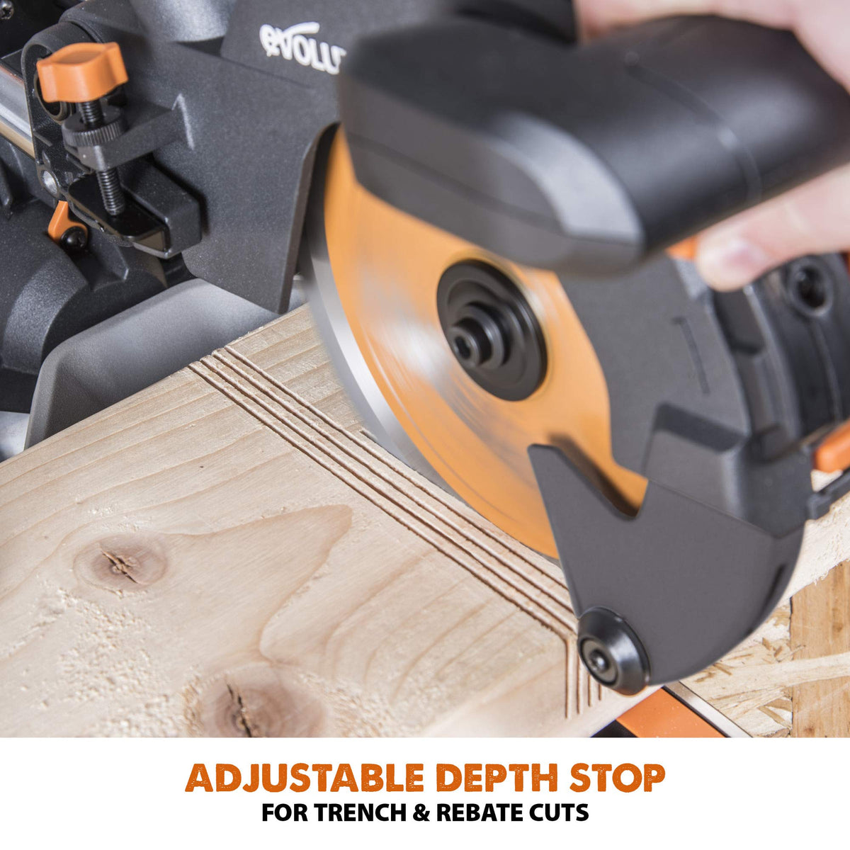 1500W 210mm Sliding Mitre Saw with Multi-Material Blade, Laser Guide & 230mm Slide