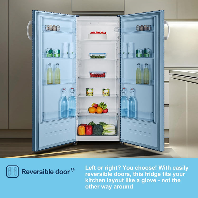 Freestanding Larder Fridge 242L 55cm White