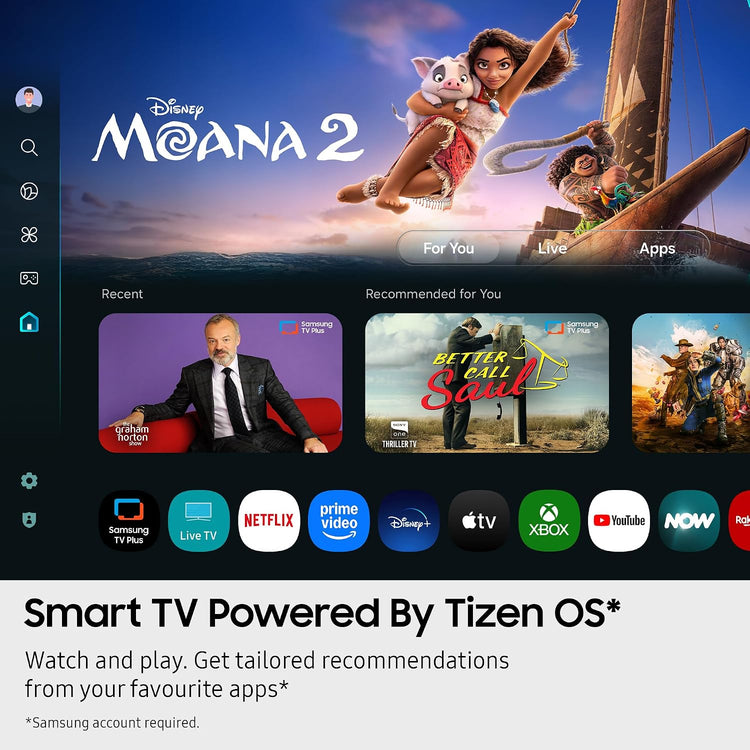 Samsung U7000F 43 Inch Crystal UHD 4K Smart TV (2025)
