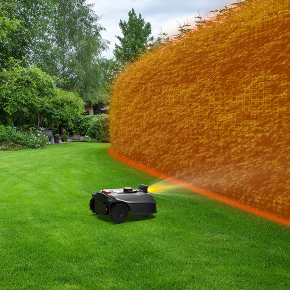 Yard Force i600 iVISION Drop & Go Boundary-Free Robotic Lawnmower Medium Gardens up to 600m2