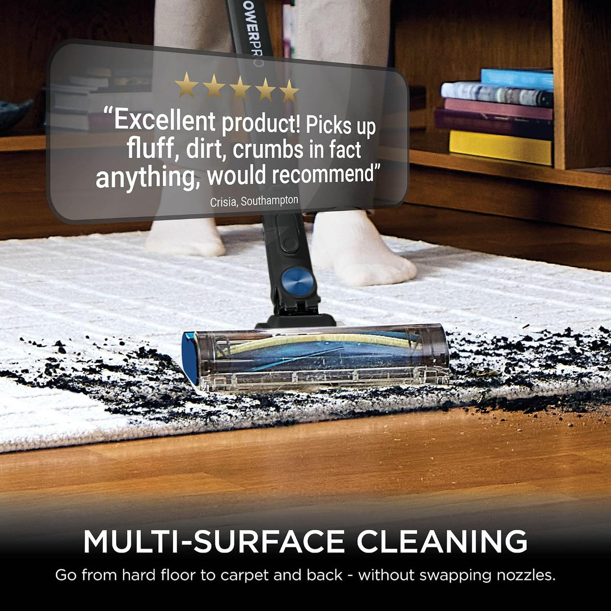 Shark PowerProPet Cordless Stick Vacuum with Reveal Technology, IZ381UKT