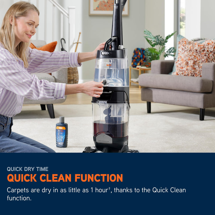 Vax Platinum Power Max Carpet Cleaner Machine, Rug, Upholstery, Car, Stair Upright Shampooer Washer
