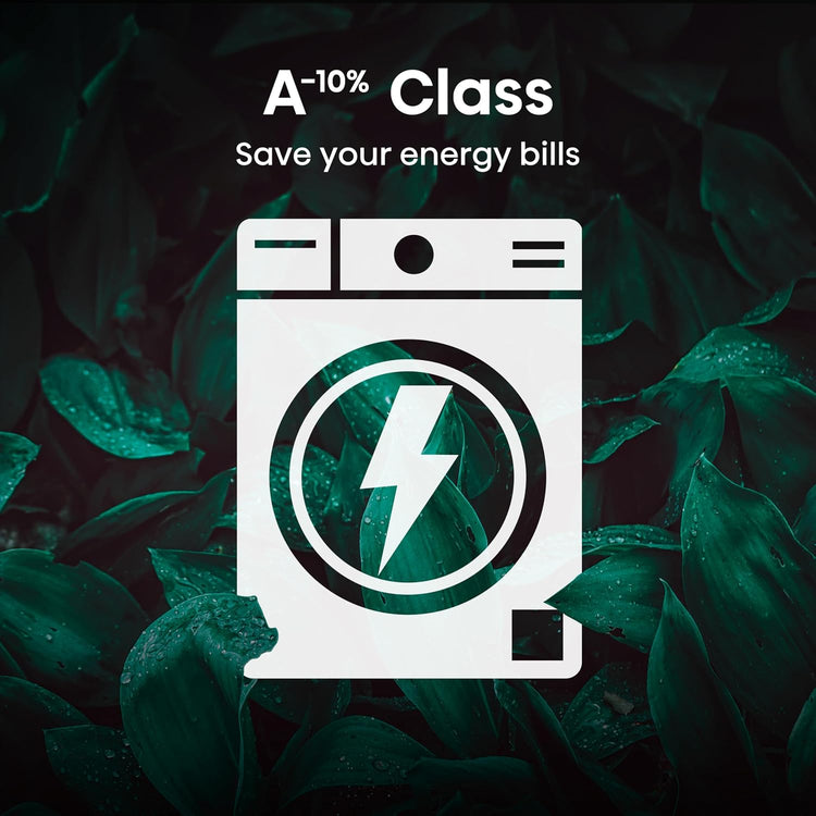 Hisense 1Q Series WF1Q1041BW Freestanding 10 KG Front Load Washing Durable Inverter Machine, Steam Wash, Quick Wash, 15 Washing Programs 1400 RPM White - Energy Rating A