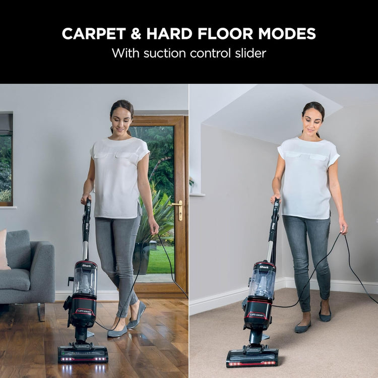 Shark Upright Corded Vacuum Cleaner 750W, 1.1L, Lift-Away, Pet Model, LED Headlights, Anti-Allergen, 8m Cord, Pet & Multi-Surface Tools