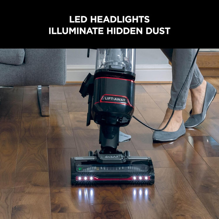 Shark Upright Corded Vacuum Cleaner 750W, 1.1L, Lift-Away, Pet Model, LED Headlights, Anti-Allergen, 8m Cord, Pet & Multi-Surface Tools