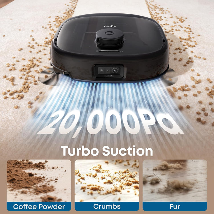 eufy Omni E25 Robot Vacuum and Mop with HydroJet and Cleaning Station