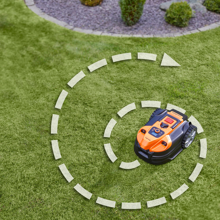 LawnMaster OcuMow 18 Vision Robot Lawnmower & Charging Station, 800m2